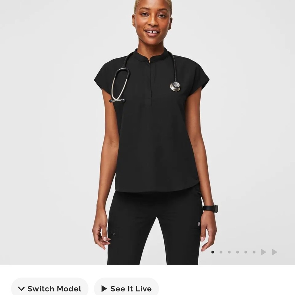 Rafaela oversized scrub top